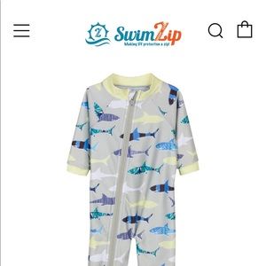 UPF 50+ Swimsuit AND Reusable Swim Diaper